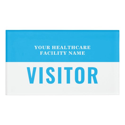 Foto-ID-Abzeichen für Ihr Health Care Company Namenschild (Vorderseite)