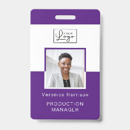 Foto-ID-Abzeichen für Ihre Logomitarbeiter Ausweis