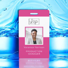 Foto-ID-Abzeichen für Ihre Logomitarbeiter Ausweis