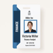 Foto-ID-Abzeichen für kundenspezifische Mitarbeite Ausweis (Vorderseite)