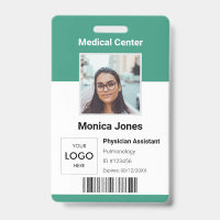 Foto-ID-Abzeichen für medizinisches Personal