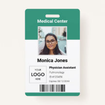 Foto-ID-Abzeichen für medizinisches Personal