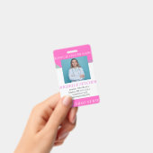 Foto-ID-Abzeichen für Mitarbeiter im Krankenhaus Ausweis (Handheld)