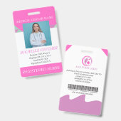 Foto-ID-Abzeichen für Mitarbeiter im Krankenhaus Ausweis (Front & Back)