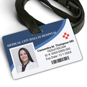 Foto-ID-Abzeichen für personalisierte Krankenhausm Ausweis