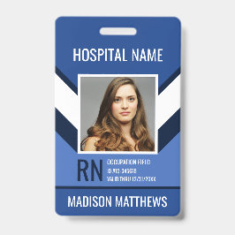 Foto-ID-Abzeichen für personalisierte medizinische Ausweis