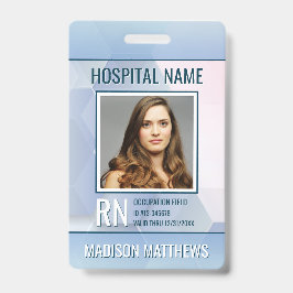 Foto-ID-Abzeichen für personalisierte medizinische Ausweis