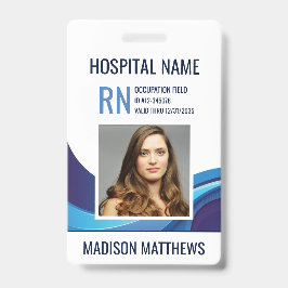 Foto-ID-Abzeichen für personalisierte medizinische Ausweis