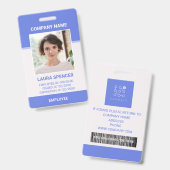Foto-ID-Abzeichen für personalisierte Unternehmens Ausweis (Vorder- & Rückseite)