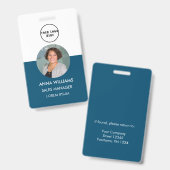 Foto-ID Ausweis (Vorder- & Rückseite)
