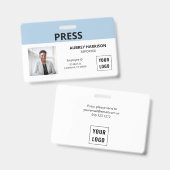 Foto-ID Ausweis (Vorder- & Rückseite)