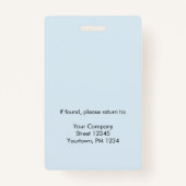 Foto-ID Ausweis (Rückseite)