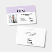 Foto-ID Ausweis (Vorder- & Rückseite)