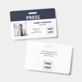 Foto-ID Ausweis (Vorder- & Rückseite)