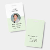 Foto-ID Ausweis (Vorder- & Rückseite)