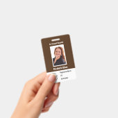 Foto-ID-BarCode-Logo-Name-Abzeichen für benutzerde Ausweis (Handheld)