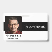 Foto-ID-Clip Doppelseitige Anpassung des Abzeichen Ausweis (Vorderseite)