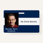 Foto-ID-Clip Doppelseitige Anpassung des Abzeichen Ausweis (Vorderseite)