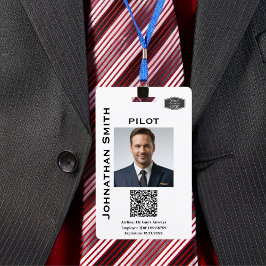 Foto ID Company Security ID QR Code Pilot Ausweis
