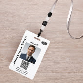 Foto ID Company Security ID QR Code Pilot Ausweis