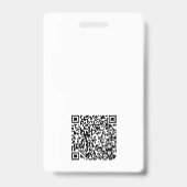 Foto ID Company Security ID QR Code Pilot Ausweis (Rückseite)