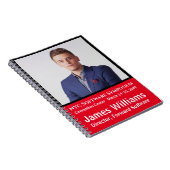 Foto ID Custom Spiral Bound Seminar Notizblock (Rechte Seite)