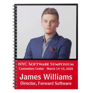 Foto ID Custom Spiral Bound Seminar Notizblock
