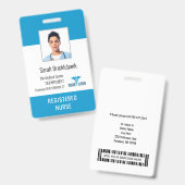 Foto-ID des Arztes Ausweis (Front & Back)