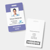 Foto-ID des Arztes Ausweis (Vorder- & Rückseite)