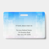 Foto-ID des Arztes Ausweis (Rückseite)