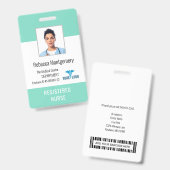 Foto-ID des Arztes Ausweis (Vorder- & Rückseite)