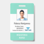 Foto-ID des Arztes Ausweis (Vorderseite)