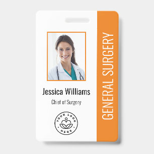 FOTO-ID des Arztes im Krankenhaus Ausweis