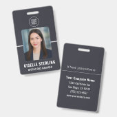 Foto-ID des benutzerdefinierten Geschäftspartners Ausweis (Front & Back)