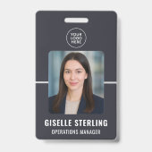 Foto-ID des benutzerdefinierten Geschäftspartners Ausweis (Front)