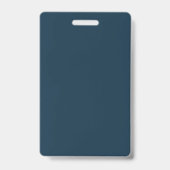 Foto-ID des benutzerdefinierten Logos | Navy Blue Ausweis (Rückseite)