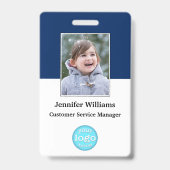 Foto-ID des benutzerdefinierten Mitarbeiternamens  Ausweis (Front)