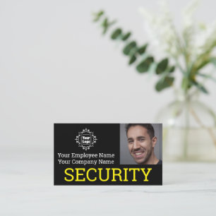 Foto-ID des beruflichen Sicherheitsdienstes auf sc Visitenkarte