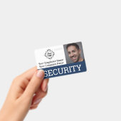 Foto-ID des beruflichen Sicherheitsdienstes Ausweis (Handheld)