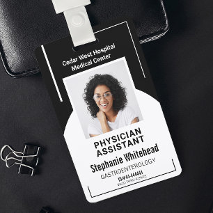 Foto-ID des Black Hospital Medical Employee  Ausweis