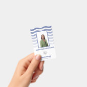 Foto-ID des Krankenhauses oder Unternehmens mit Ba Ausweis (Handheld)