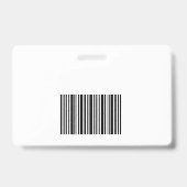 Foto-ID des Minimalistischen blauen Arztes Ausweis (Back)