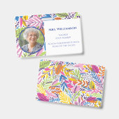 Foto ID des modernen Lehrers Ausweis (Vorder- & Rückseite)