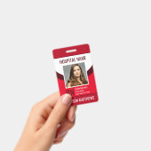 Foto-ID des personalisierten Arztes Ausweis (Handheld)