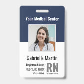 Foto-ID des personalisierten Arztes Ausweis (Vorderseite)