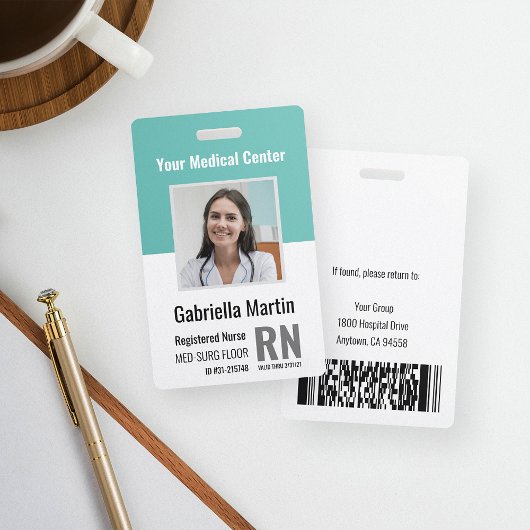 Foto-ID des personalisierten Arztes Ausweis