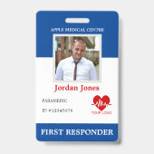 Foto-ID des personalisierten ersten Ansprechpartne Ausweis (Vorderseite)