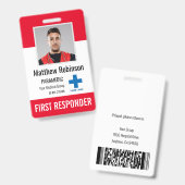 Foto-ID des personalisierten ersten Ansprechpartne Ausweis (Vorder- & Rückseite)