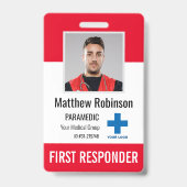 Foto-ID des personalisierten ersten Ansprechpartne Ausweis (Vorderseite)