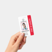 Foto-ID des personalisierten medizinischen Mitarbe Ausweis (Handheld)
